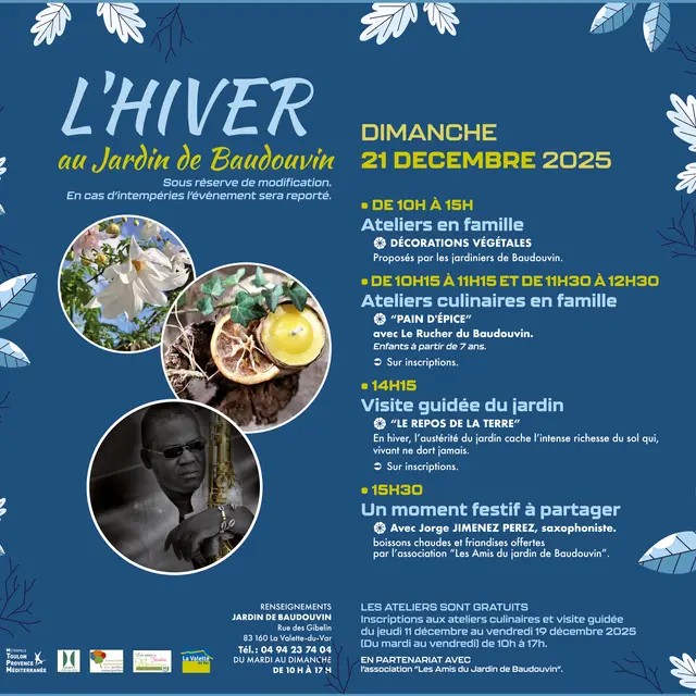 L'hiver au Jardin remarquable de Baudouvin_La Valette-du-Var