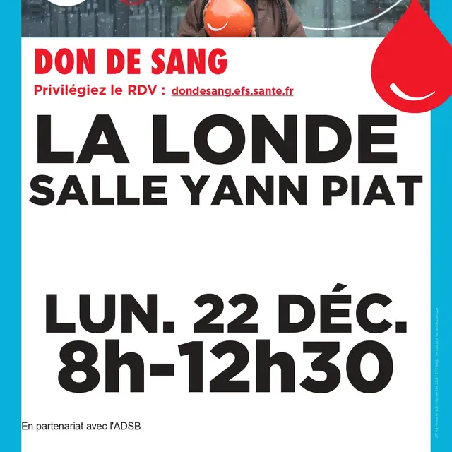 Collecte de sang à La Londe les Maures_La Londe-les-Maures