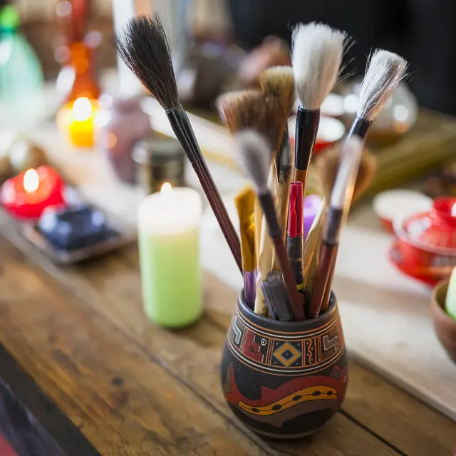 Atelier peinture à Thollon