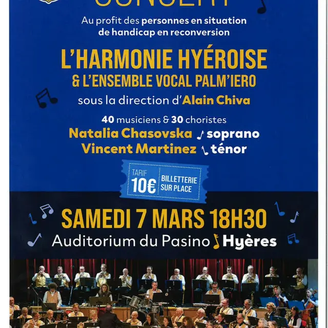 Concert au profit des personnes en situation de handicap en reconversion_Hyères