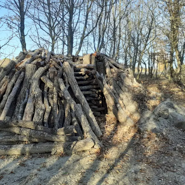 C'est l'été à Salagon :Atelier Crée ta charbonnière_Mane