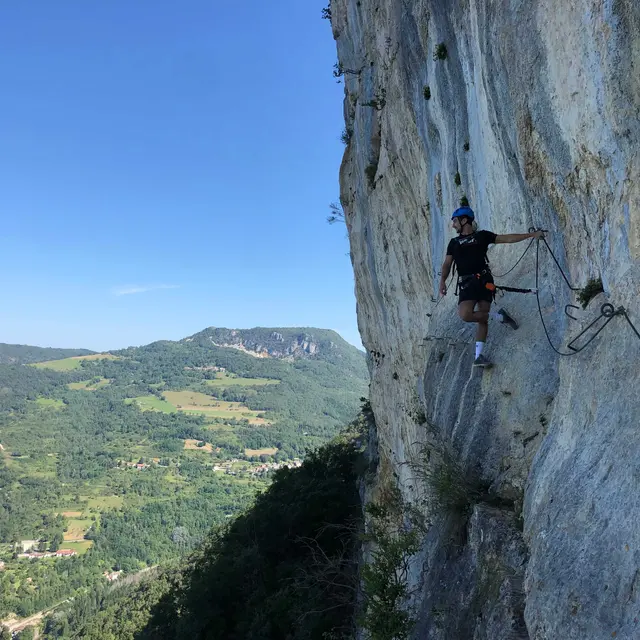 Via ferrata Guiguette, Ain