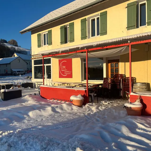 Les Marches de la Croisette sous la neige