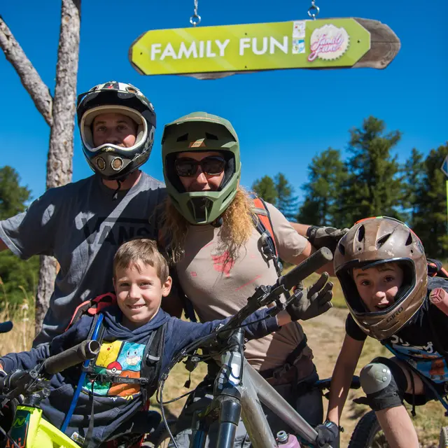 parcours dh family fun risoul