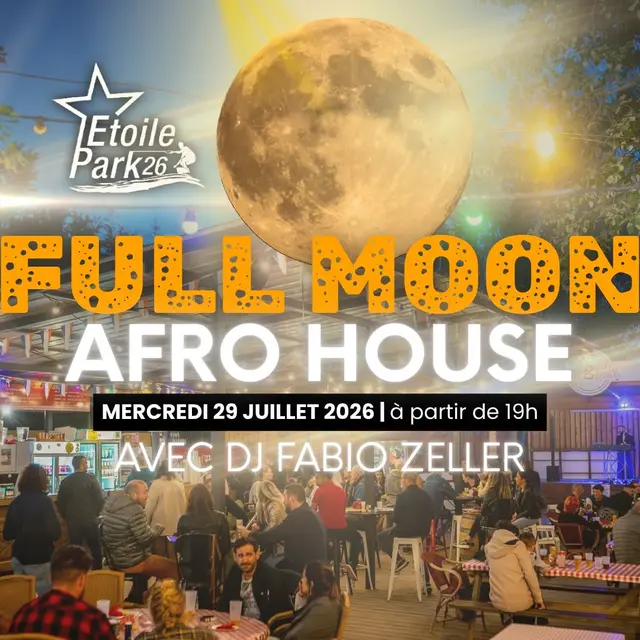 Soirée Full moon avec DJ Fabio Zeller_Étoile-sur-Rhône