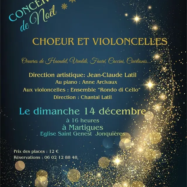 Concert : Choeur et violoncelles_Martigues