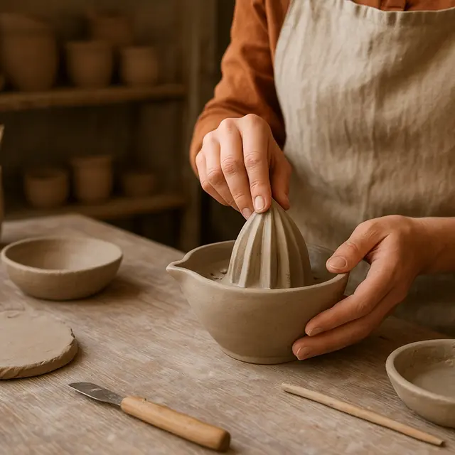 92ème Fête du Citron® - Atelier Céramique : Création d'un Presse-agrumes