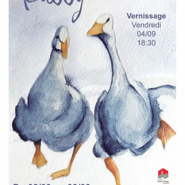 Exposition d'aquarelles PASSY_Seillans