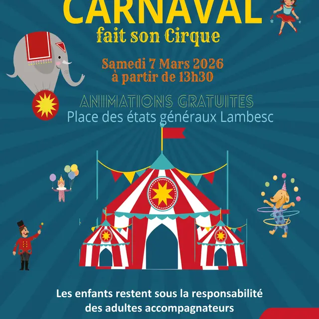 Le carnaval fait son cirque_Lambesc