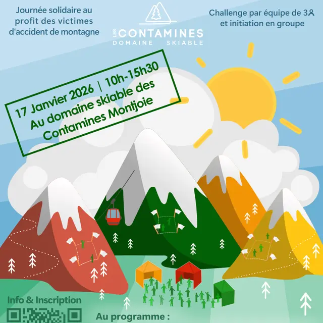 Challenge et initiation DVA sur le domaine skiable_Les Contamines-Montjoie