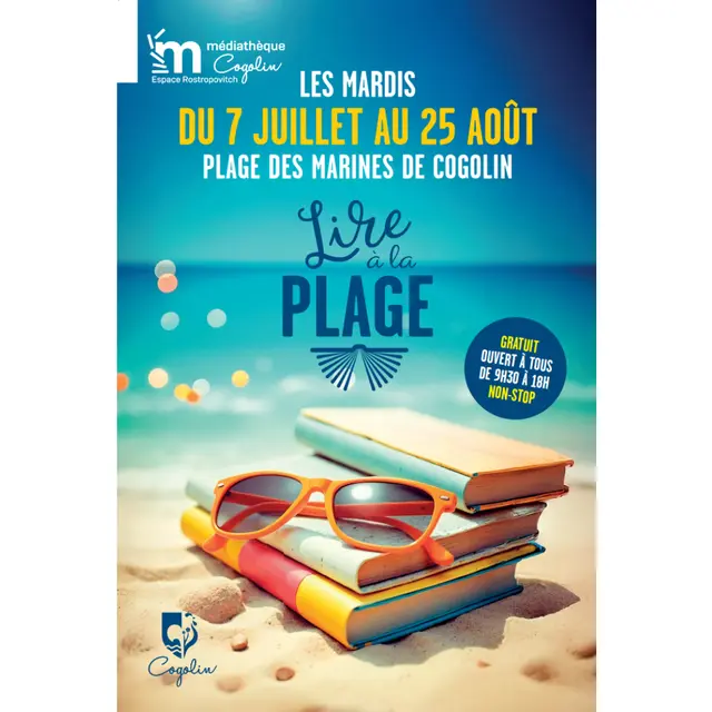 Lire à la plage_Cogolin