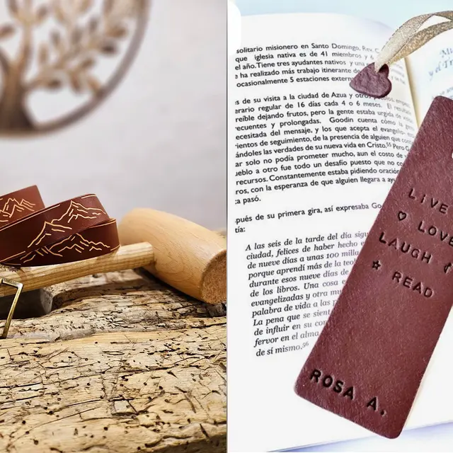 Atelier création d'un marque page en cuir - Semaine Famille +_Thônes