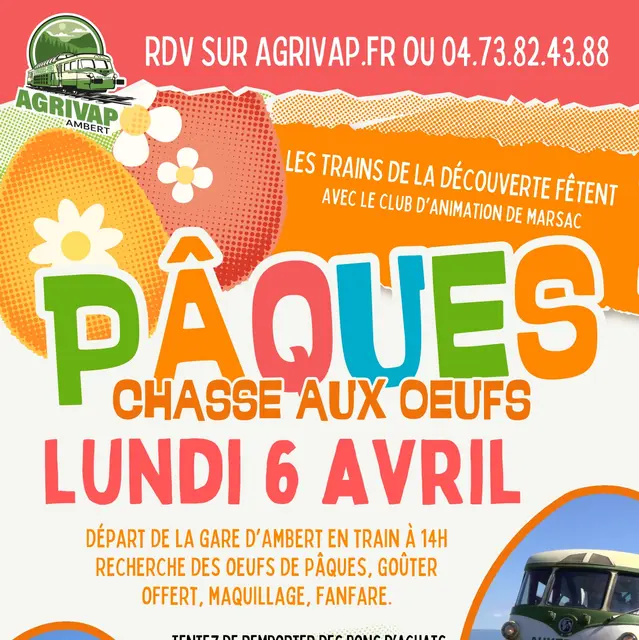 Train de la chasse aux oeufs_Ambert
