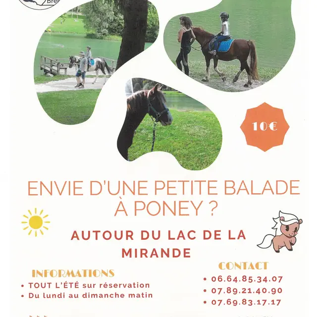 Balade à Poney autour du Lac de la Mirande_Allevard