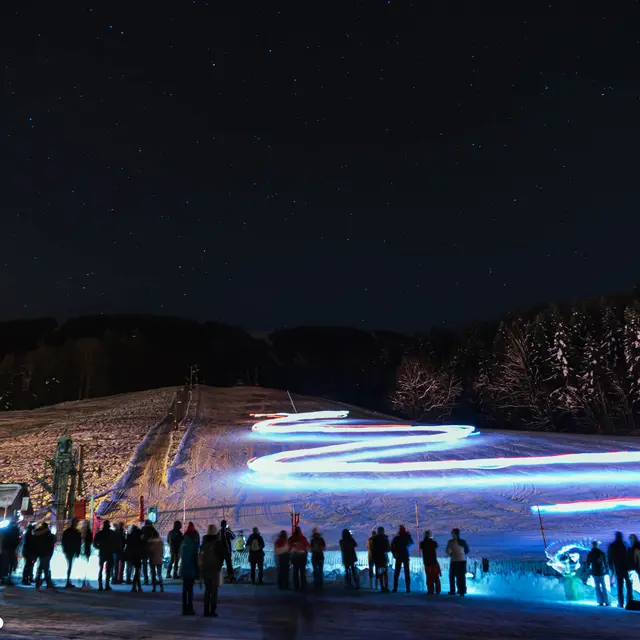 Descente aux flambeaux_Aillon-le-Jeune