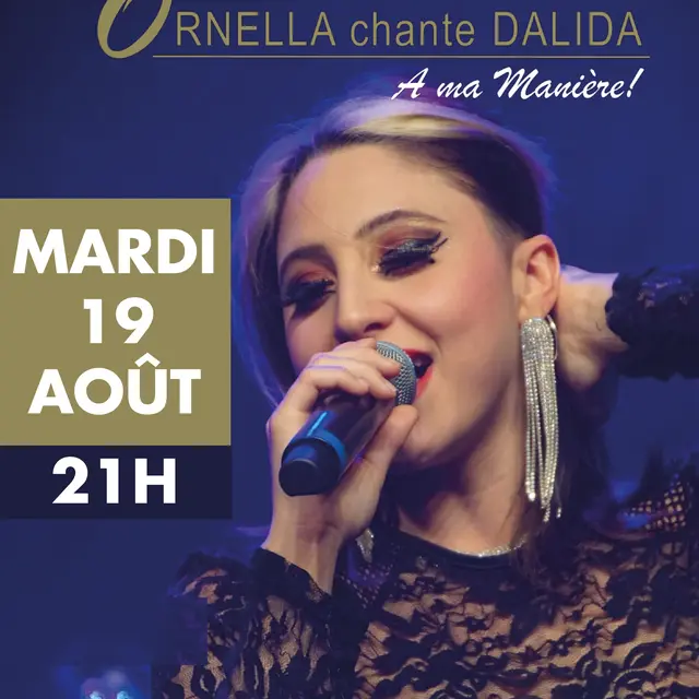 Concert Dalida par Ornella_Saint-Étienne-de-Tinée