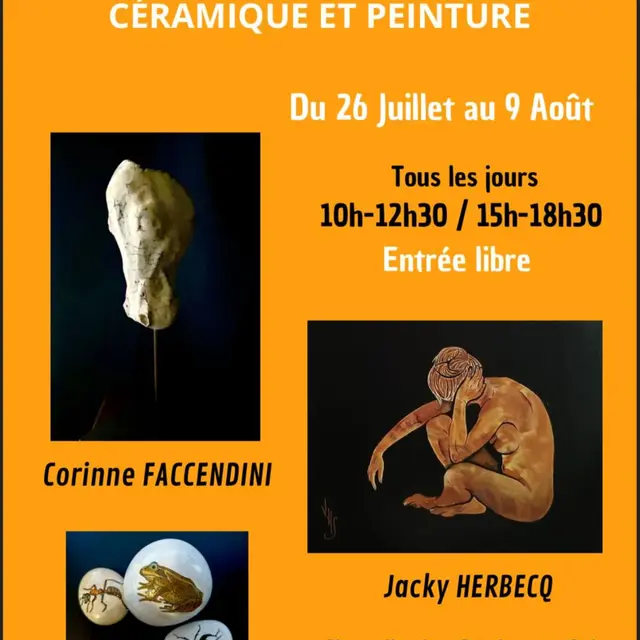 Exposition céramique et peinture_Sospel