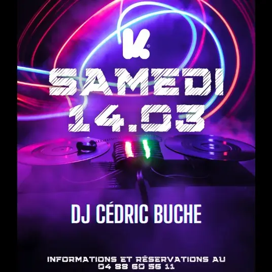 DJ Cédric Buche au Krystal_Arles