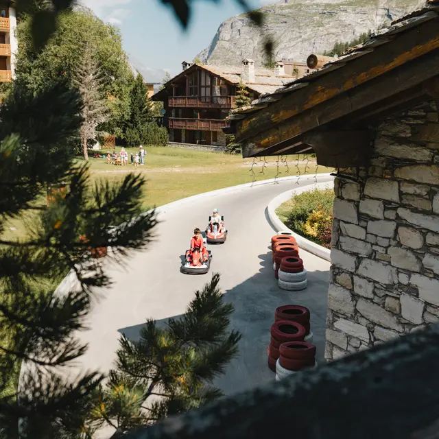 Circuit de voitures pour petits vue du haut