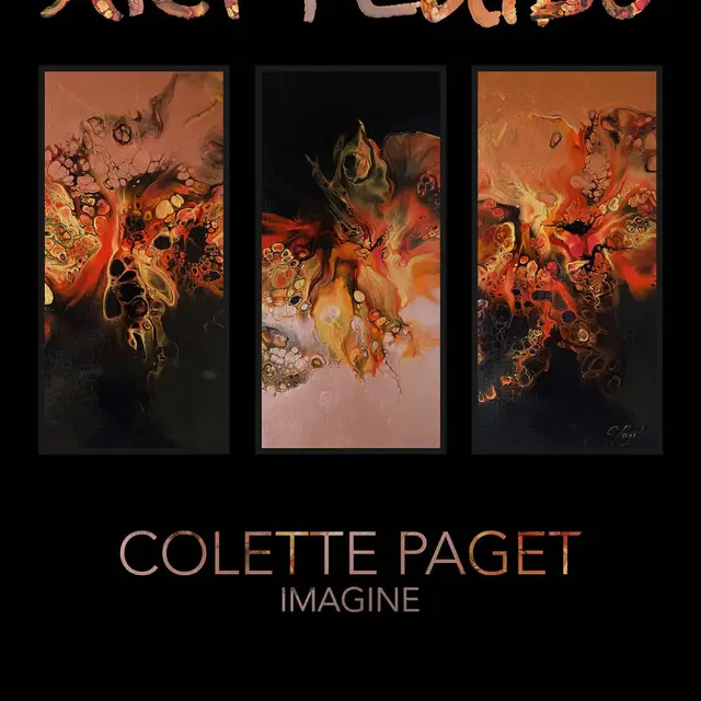 Exposition de peinture art fluide_Pertuis