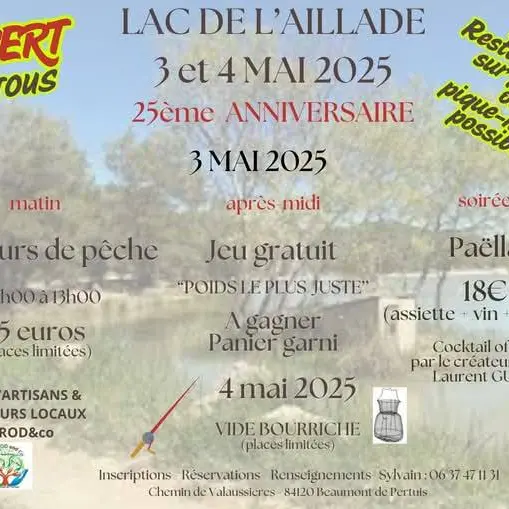 Le Lac de l'Aillade fête ses 25 ans !_Beaumont-de-Pertuis
