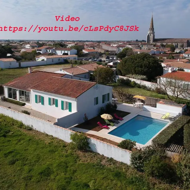 Vue aérienne de la maison