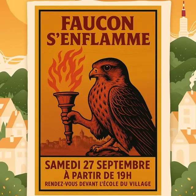 Faucon s'enflamme - Les Automnales en Vaison Ventoux_Faucon