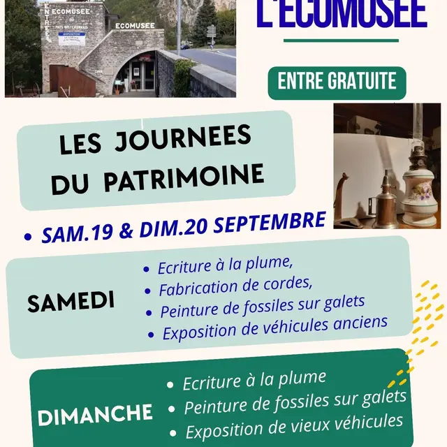 Journées Européennes du Patrimoine : ateliers à l'écomusée du terroir_Sisteron