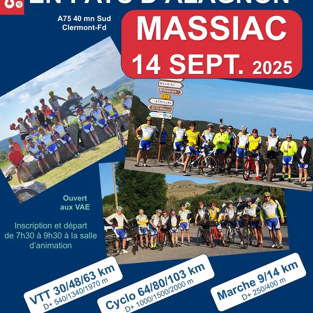 Randonnée cyclo, VTT, pédestre en Pays d'Alagnon_Massiac