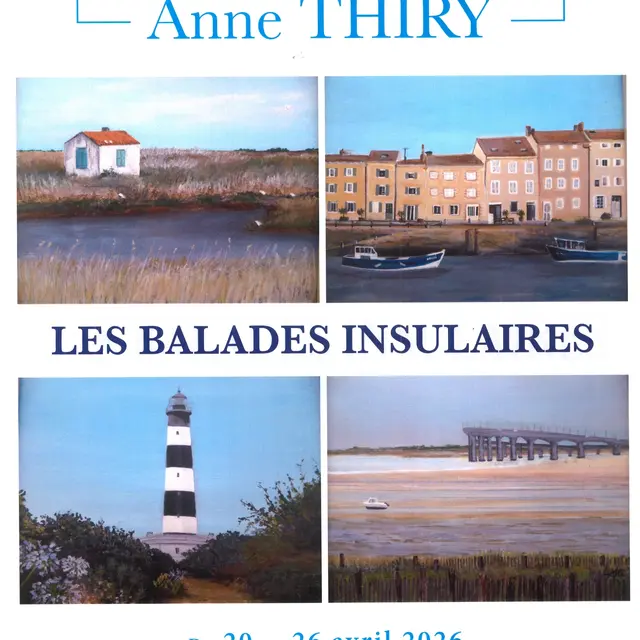 Affiche de l'exposition Balades Insulaires