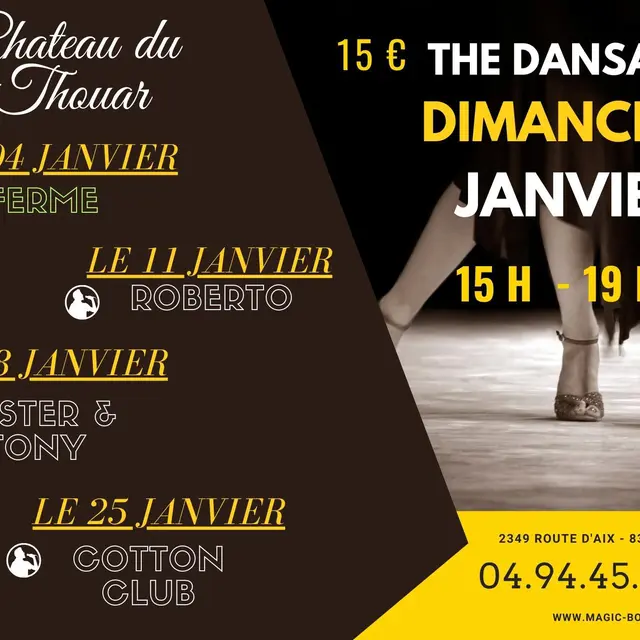 Thé dansant du dimanche au Thouar_Le Muy