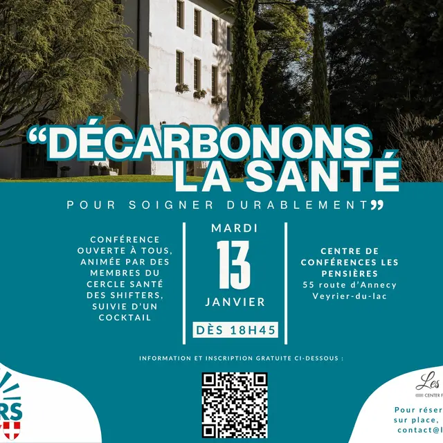 Soirée-conférence : Décarbonons la santé pour soigner durablement_Veyrier-du-Lac