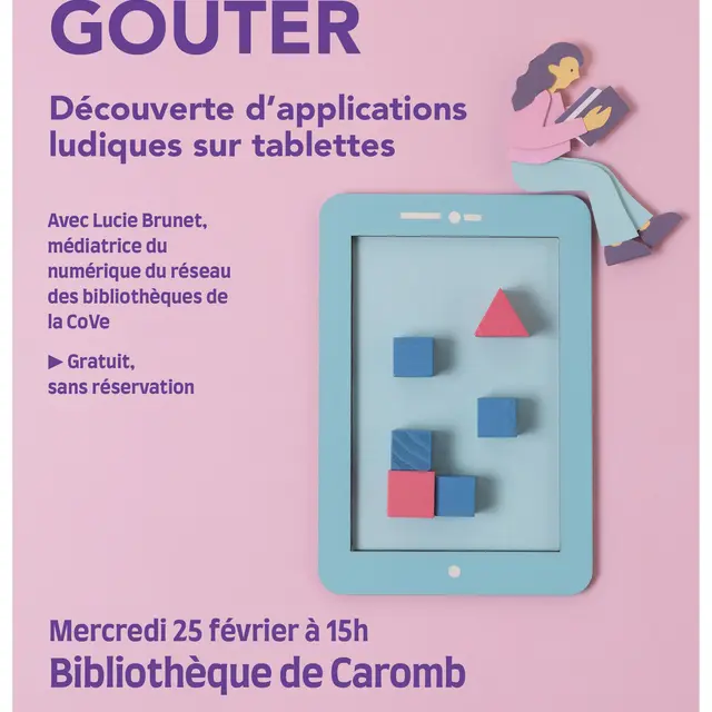 Atelier Numérique : Appli goûter_Caromb