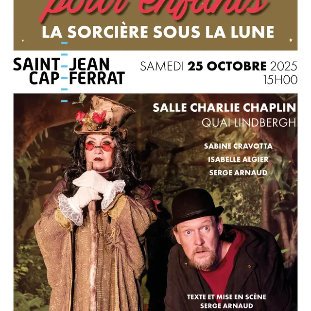 Théâtre pour enfants “La sorcière sous la lune”_Saint-Jean-Cap-Ferrat