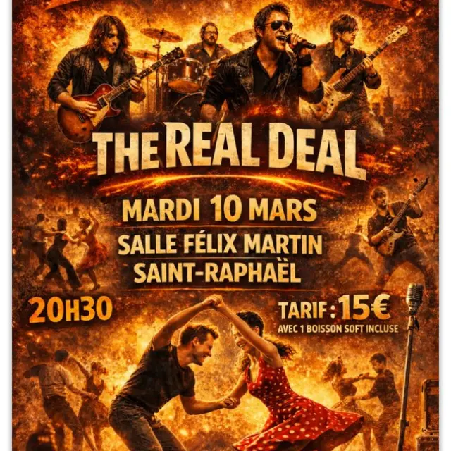 Soirée avec musique live pour les danseurs de rock_Saint-Raphaël