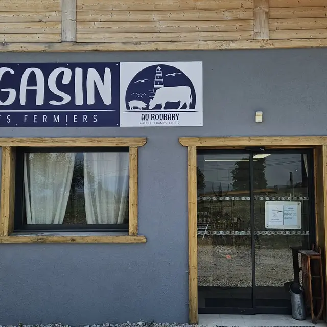Au Roubary, Magasin à la ferme
