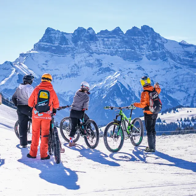 VTT électrique sur neige