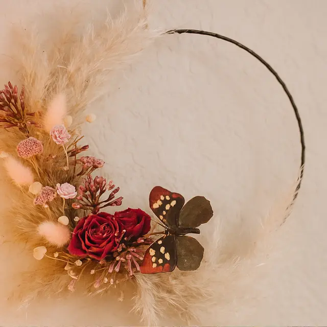 Atelier art floral enfant ado - Cercle fleuri d'hiver_Panissières