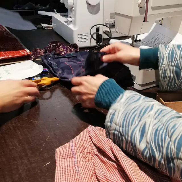 Atelier couture : confection d’un sac à partir d'une chemise