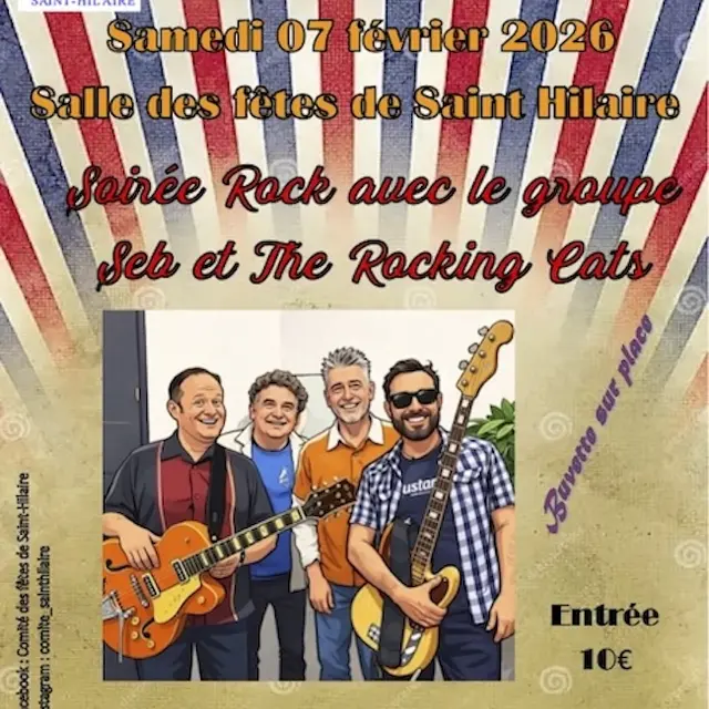 Soirée Rock avec Seb and the rocking cats