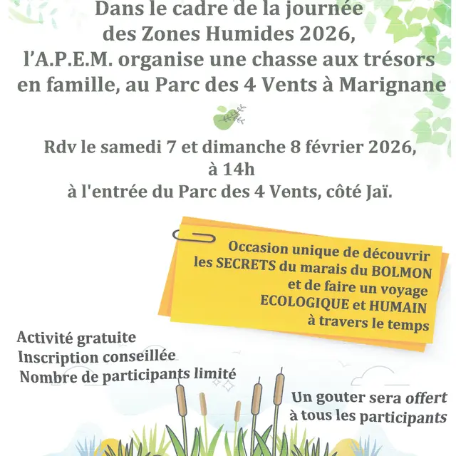 Balade : A la découverte des secrets cachés du parc des Quatre vents