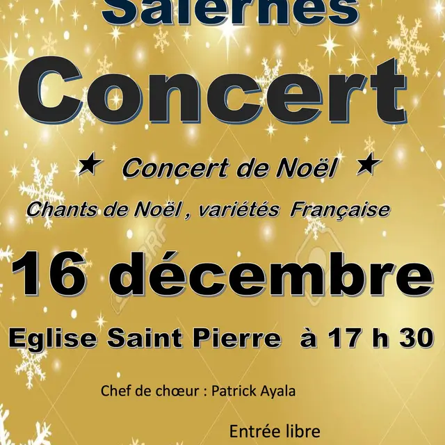 Concert de Noël de la chorale Arpège_Salernes