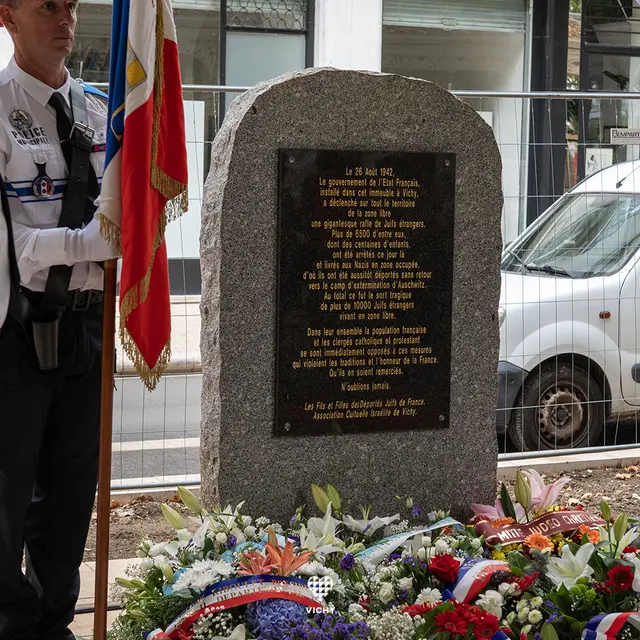 Commémoration de l’Holocauste et du 81e anniversaire de la libération du camp d’Auschwitz_Vichy