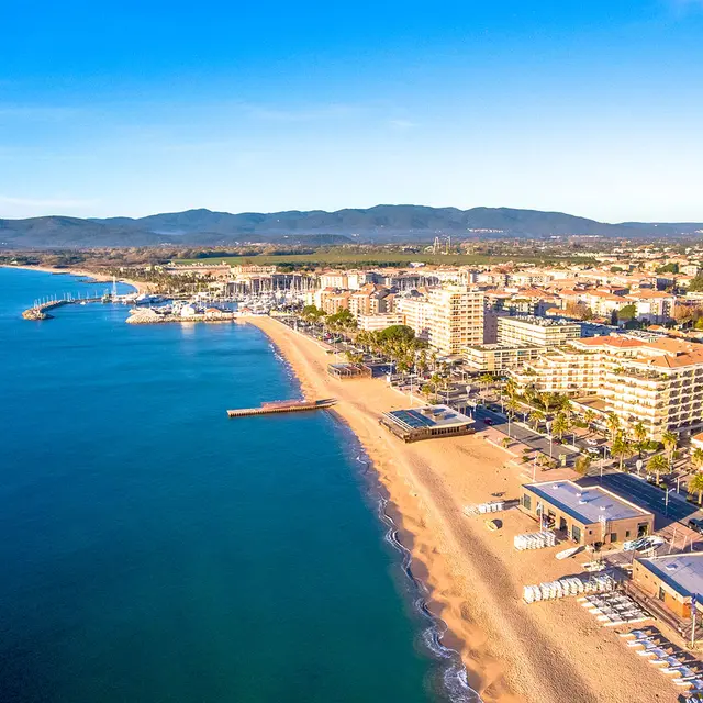 vue aérienne plage du Capitole
