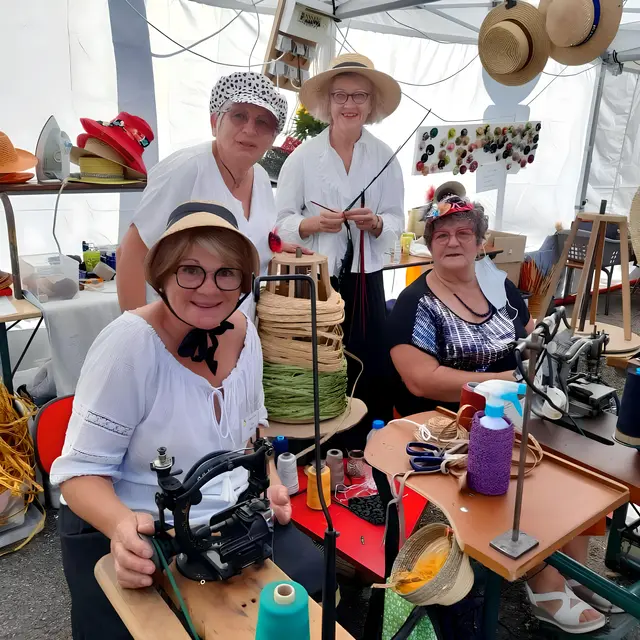 Journées européennes des métiers d'art - Découverte du tressage de paille avec l’association Chapeau Caussade_Caussade