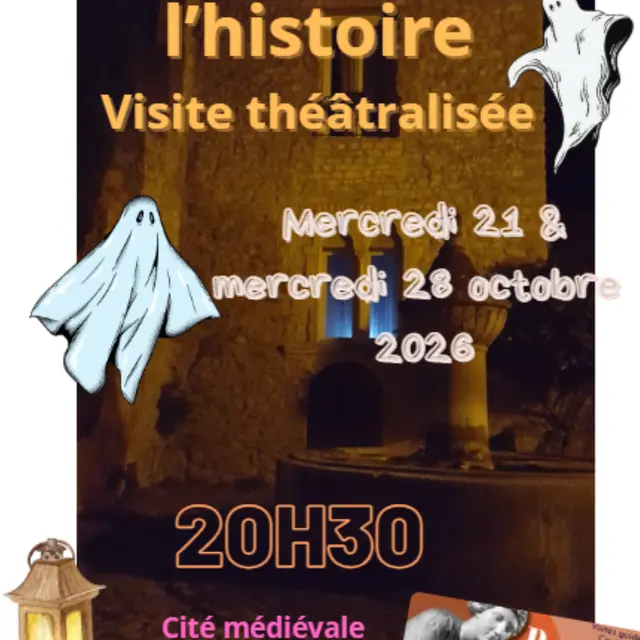 Visite guidée théâtralisée 'Les Fantômes de l'Histoire' avec Mélanie Bienfait Pas d'Histoires_Vaison-la-Romaine