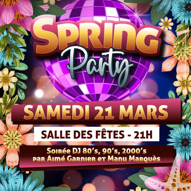 SPRING PARTY - soirée dansante_Cavalaire-sur-Mer