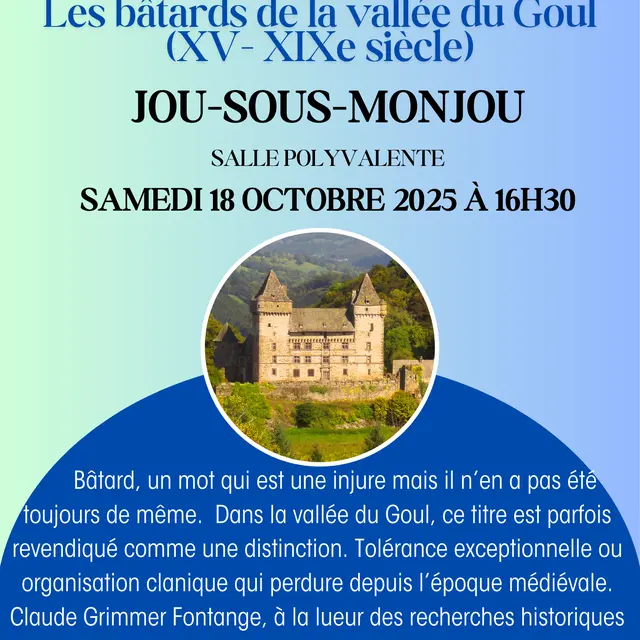 Conférence par Claude Grimmer Fontange_Jou-sous-Monjou