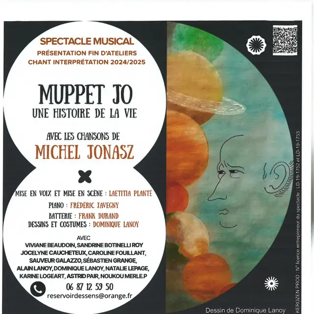Spectacle musical de fin d'atelier chant/interprétation de Laetitia Planté Muppet Jo_Toulon