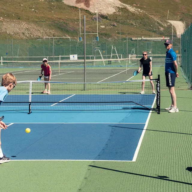 Initiation au pickleball_Val-d'Isère